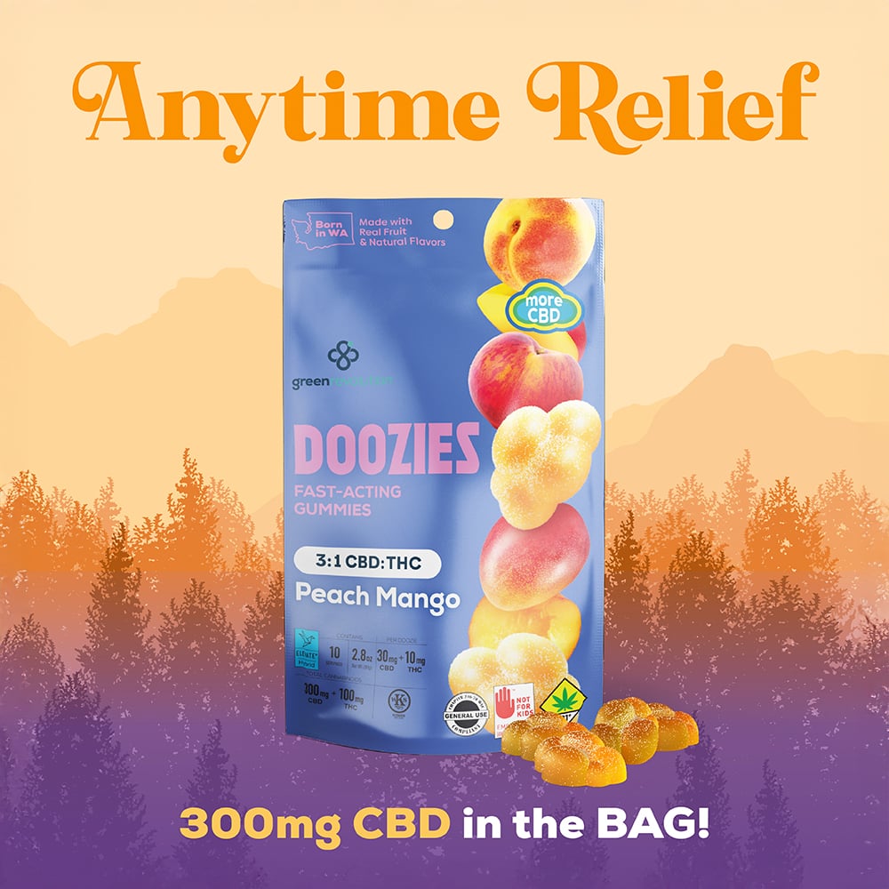 3:1 Peach Mango [10pk] (300mg CBD/100mg THC)