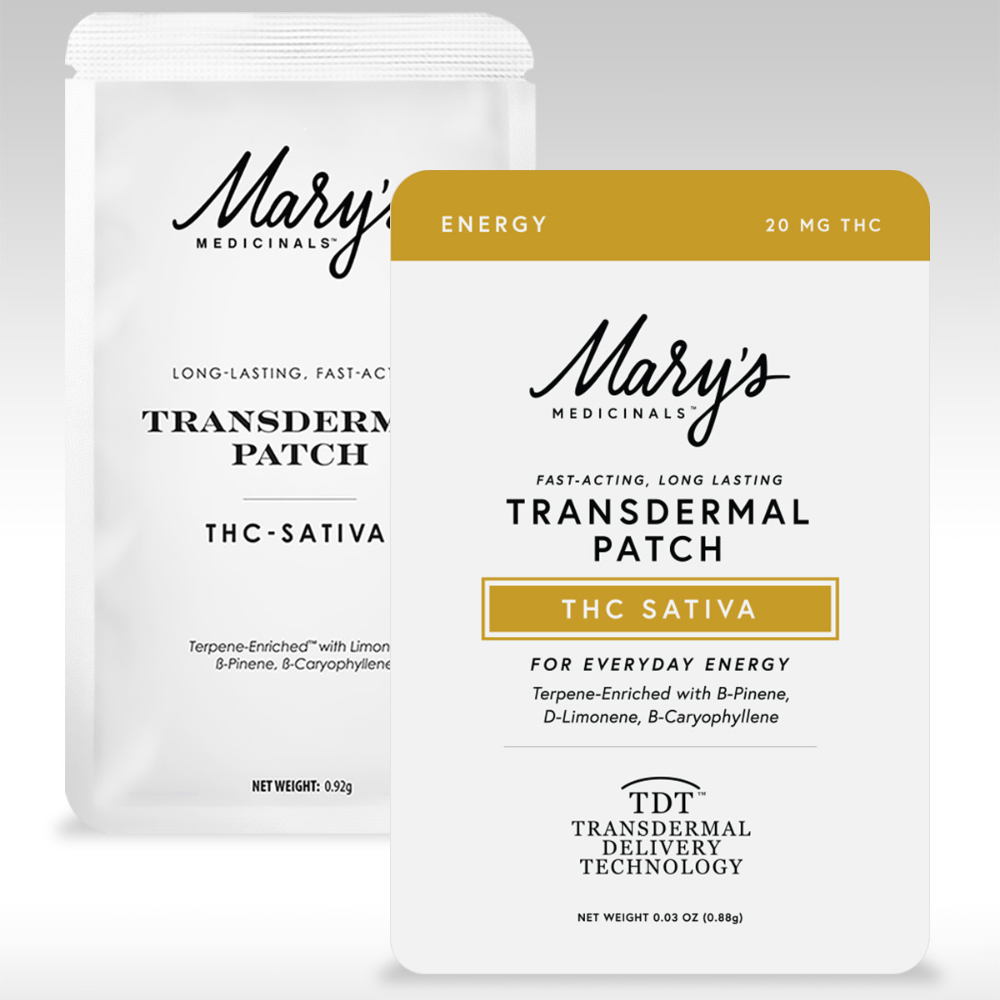 Energy Sativa (30mg) Mary's Medicinals Transdermal Patch Jane