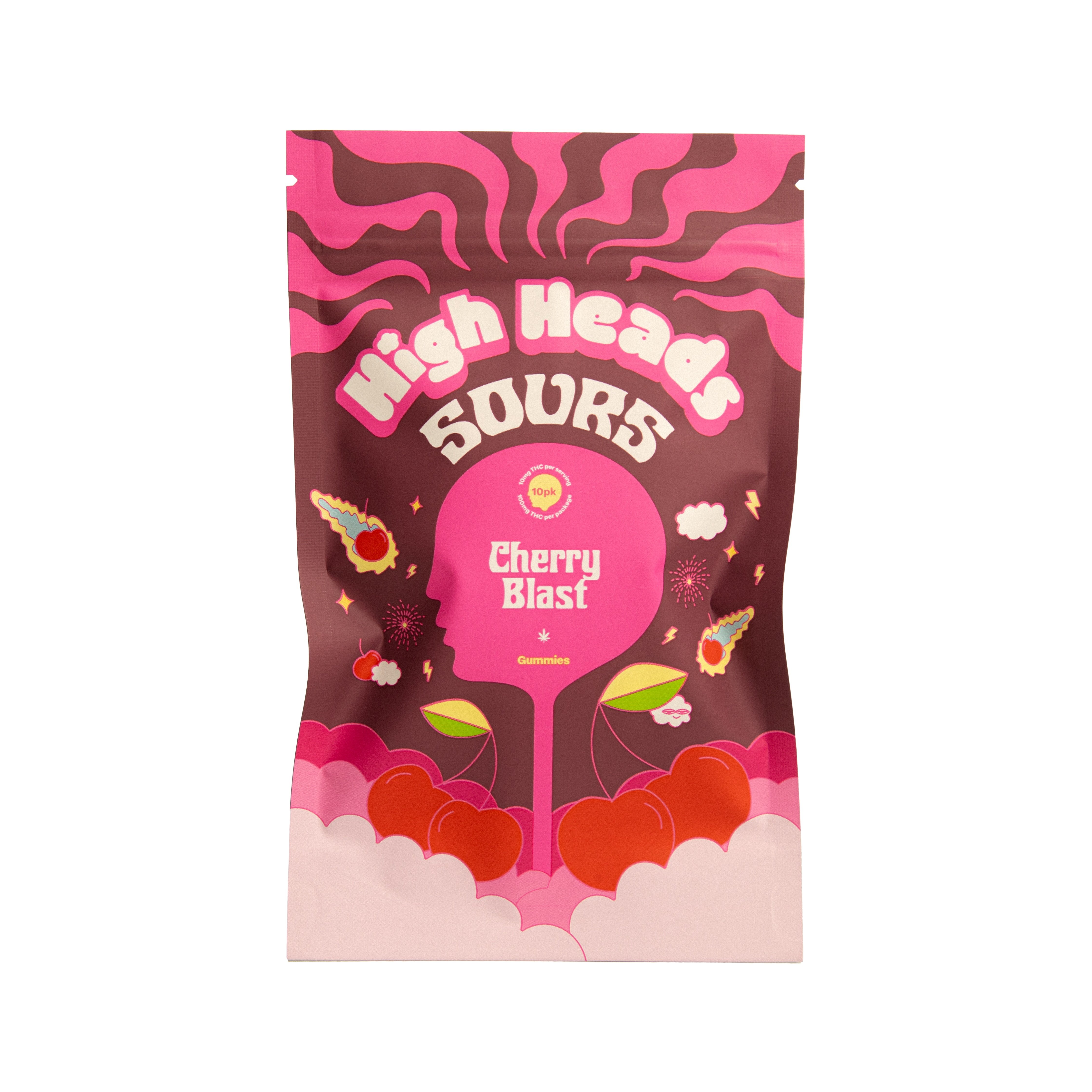 1:1 Cherry Blast Sours [10pk] (100mg CBD/100mg THC)