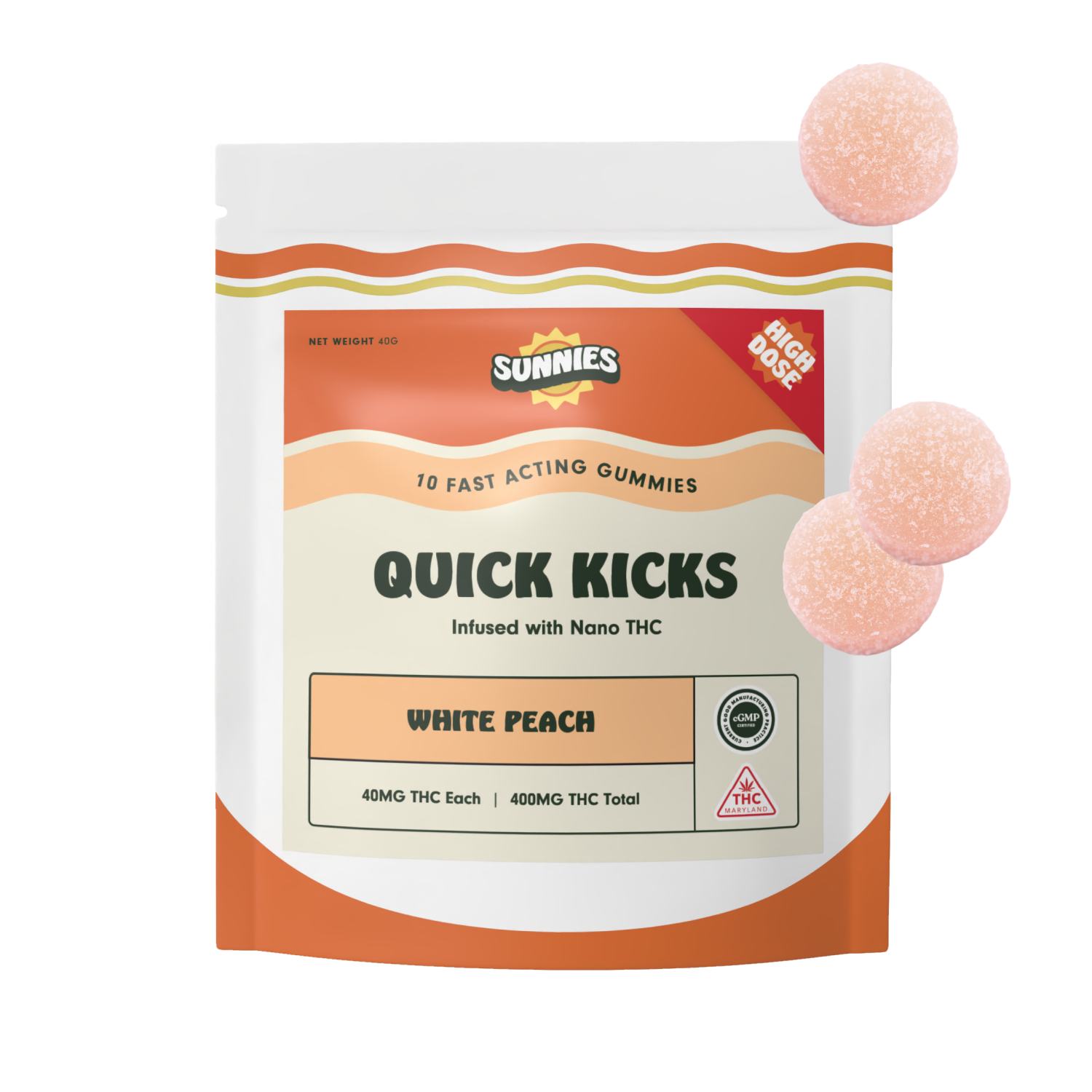 White Peach [10pk] (400mg)