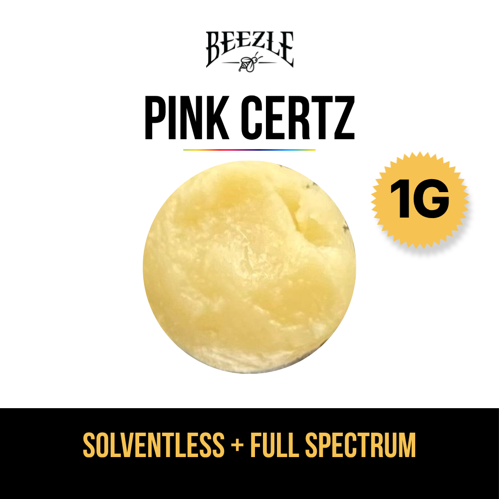 BEEZLE  PINK CERTZ  LIVE ROSIN  HYBRID