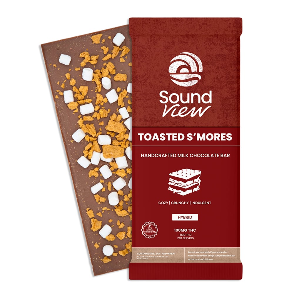 SV Toasted S'mores Milk Chocolate Bar 99.8mg H 00240 20pk