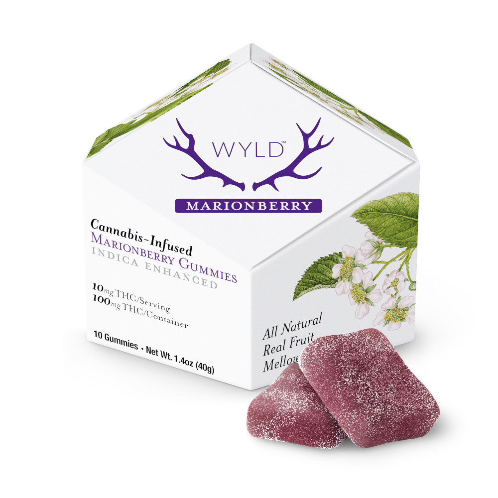 Marionberry Indica Enhanced Gummies | 100mg THC Marionberry Indica Enhanced Gummies | 100mg THC