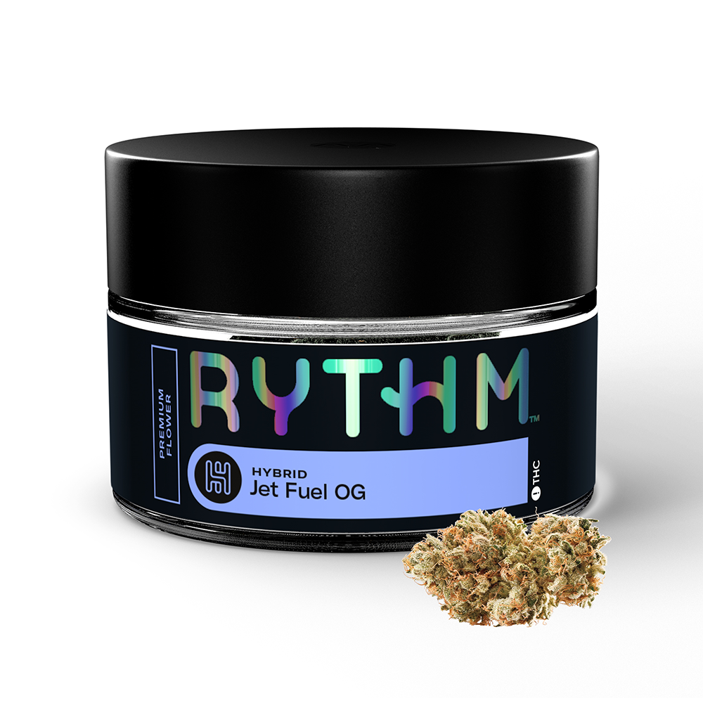 RYTHM Hybrid Premium Flower Jet Fuel OG 1/8oz
