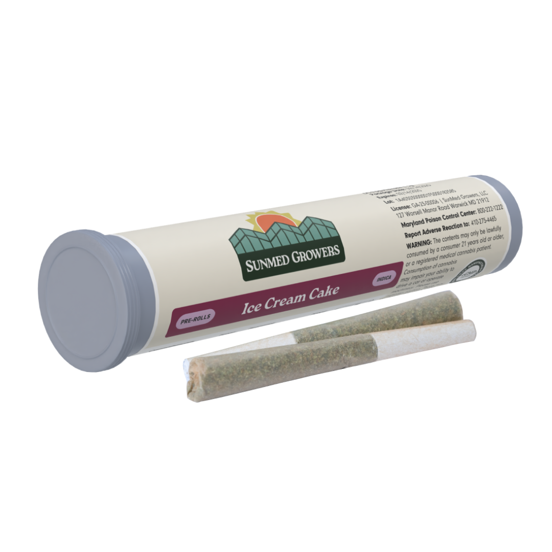 Ice Cream Cake Pre-Roll 0.5g 2-Pack Ice Cream Cake Pre-Roll 0.5g 2-Pack