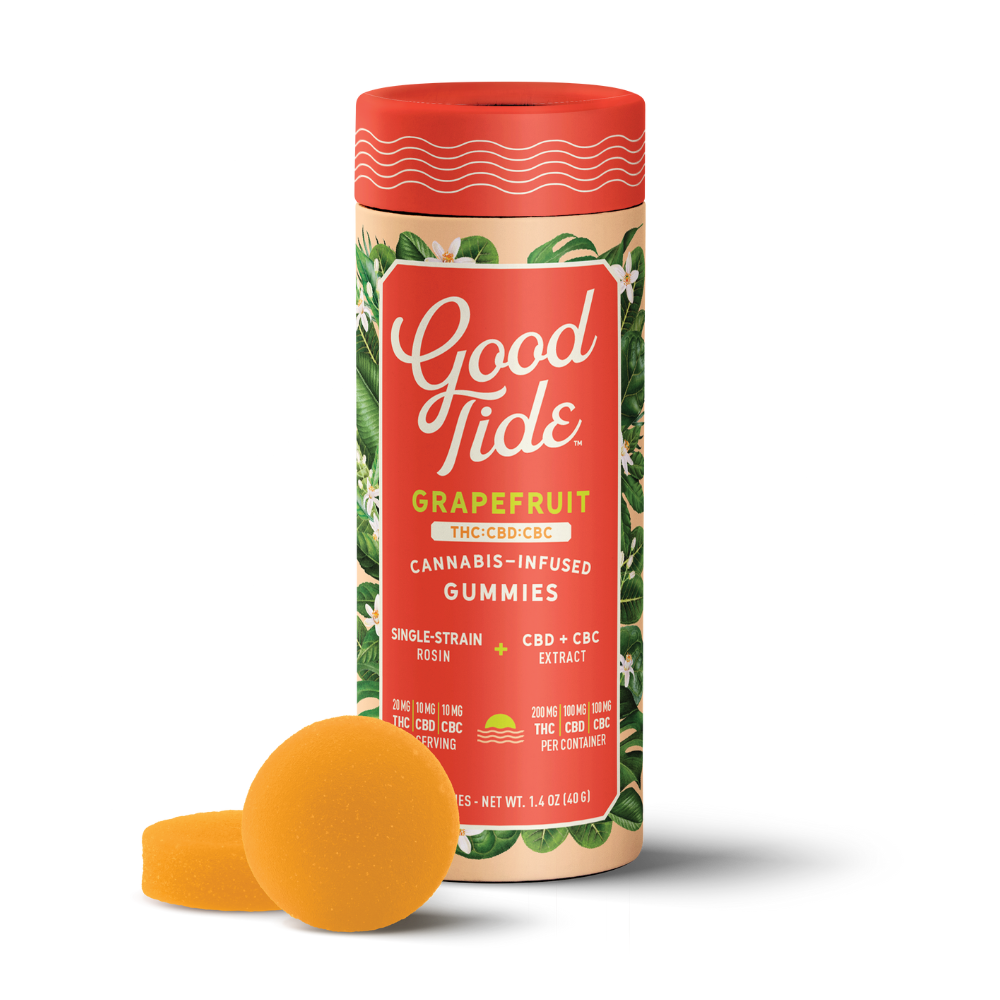 Grapefruit 2:1:1 CBD + CBC Single-Strain Rosin Gummies | Blissful | 200mg