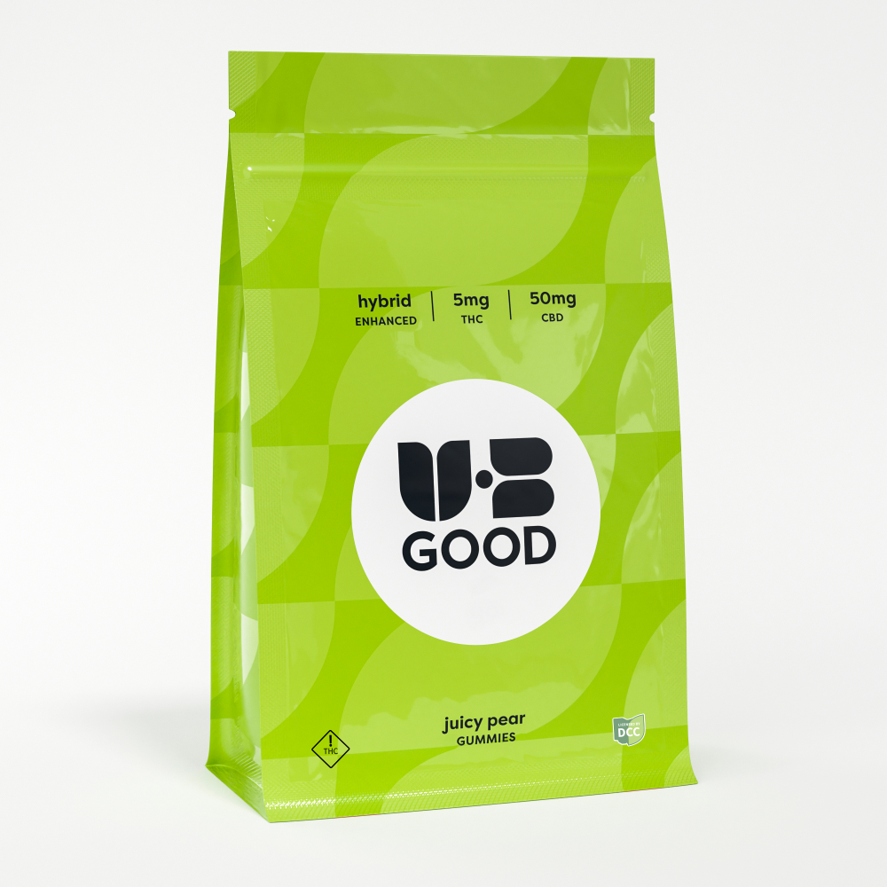 JUICY PEAR 1:10 - GUMMIES - [100MG THC / 1000MG CBD] - 20PK - HYBRID