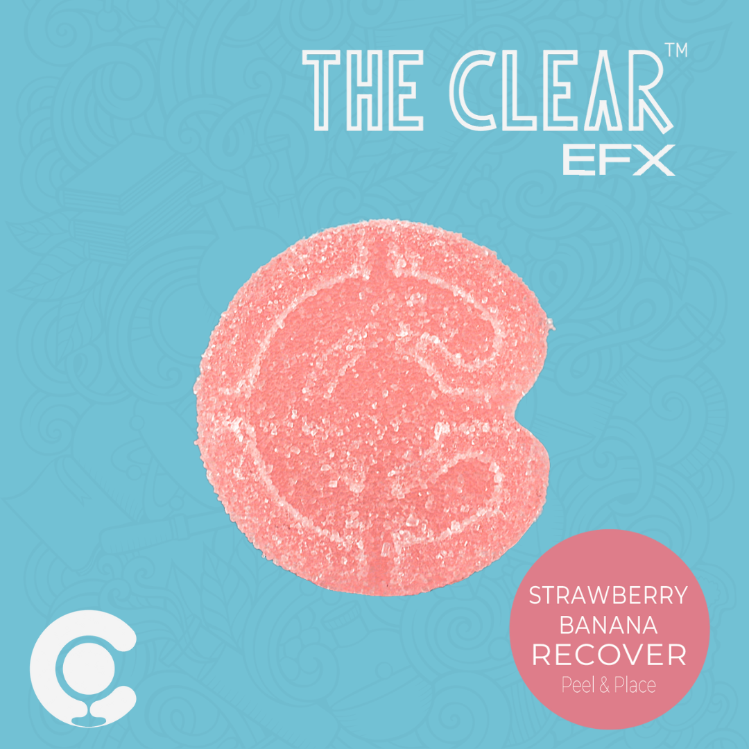 The CLEAR EFX Gummies 10 Pack | Recover | Strawberry Banana