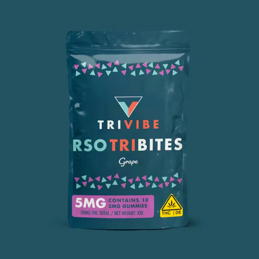 TriBites Grape RSO Gummies [10pk] (50mgTHC)