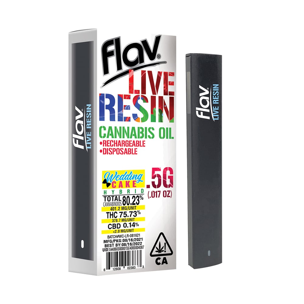 Wedding Cake 1.0g Live Resin Disposable Flav Disposable Jane
