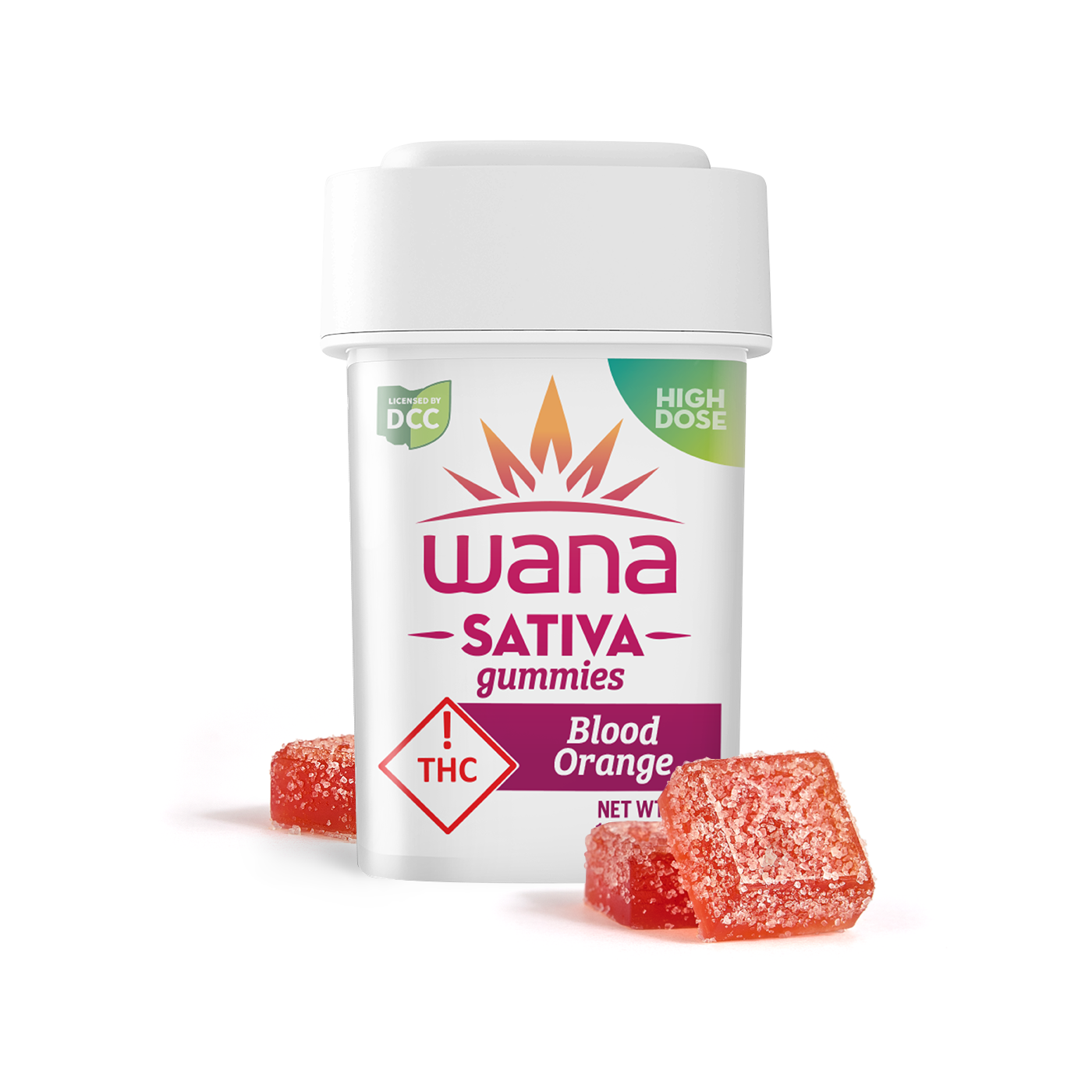 WANA - BLOOD ORANGE - GUMMIES - [300MG] - 10PK - SATIVA