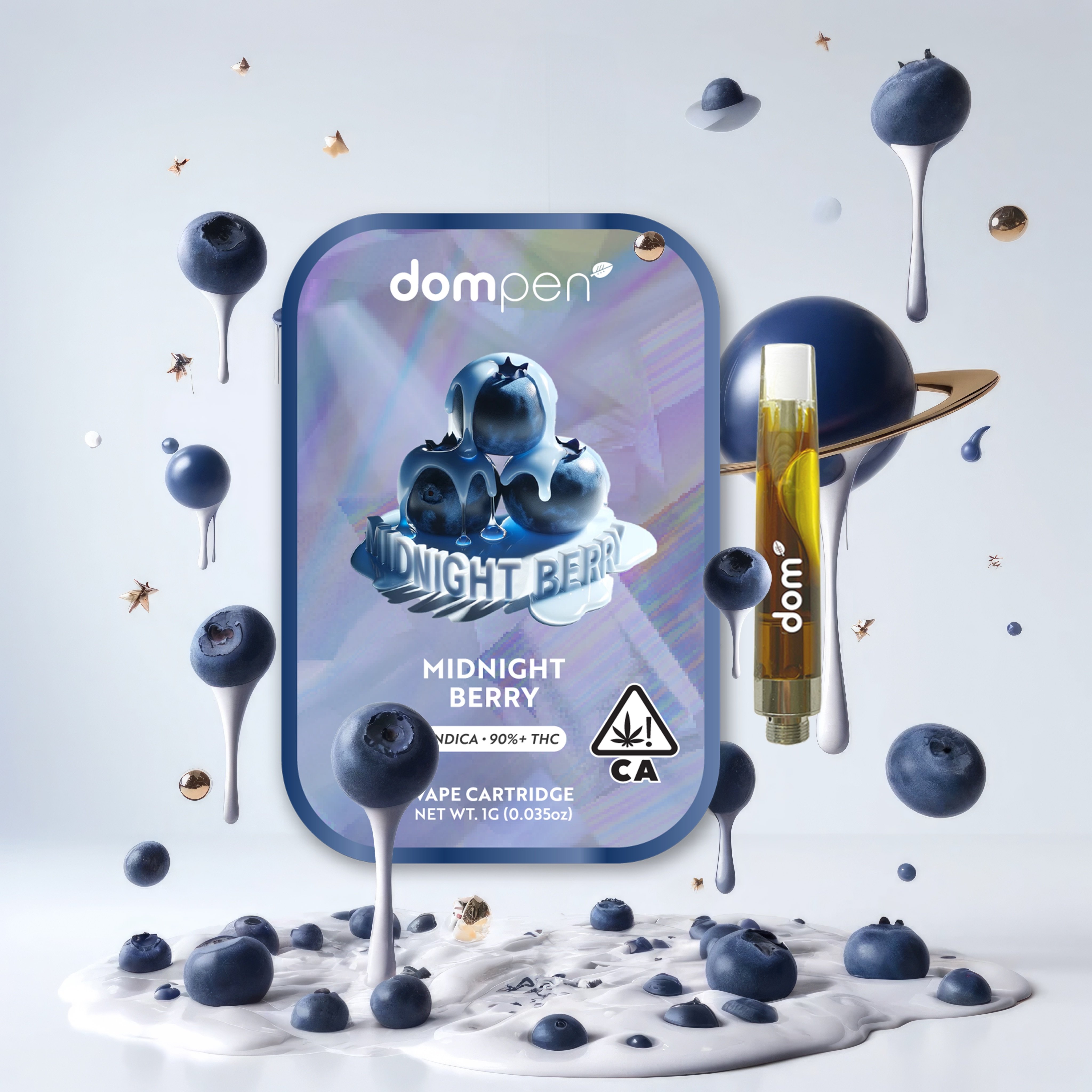 dompen™ Midnight Berry (Indica) - 1G Cartridge