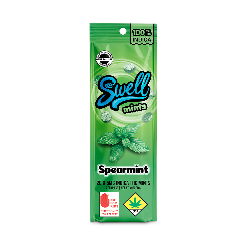 Indica Spearmint Mints 100mg 20-pack