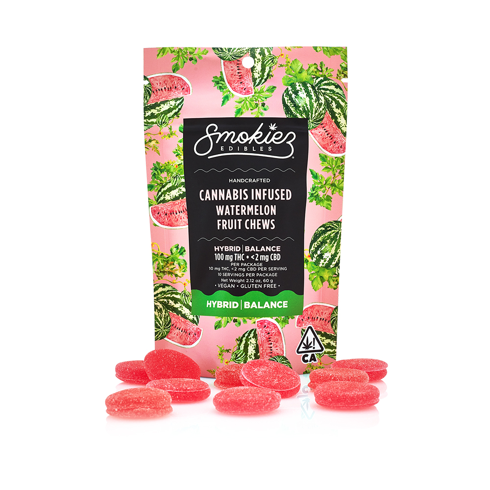 Watermelon Gummy Coins 100mg 10-pack