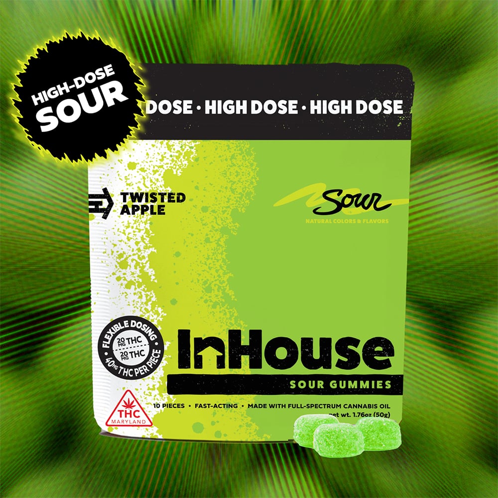 Twisted Sour Apple [10pk] (400mg)