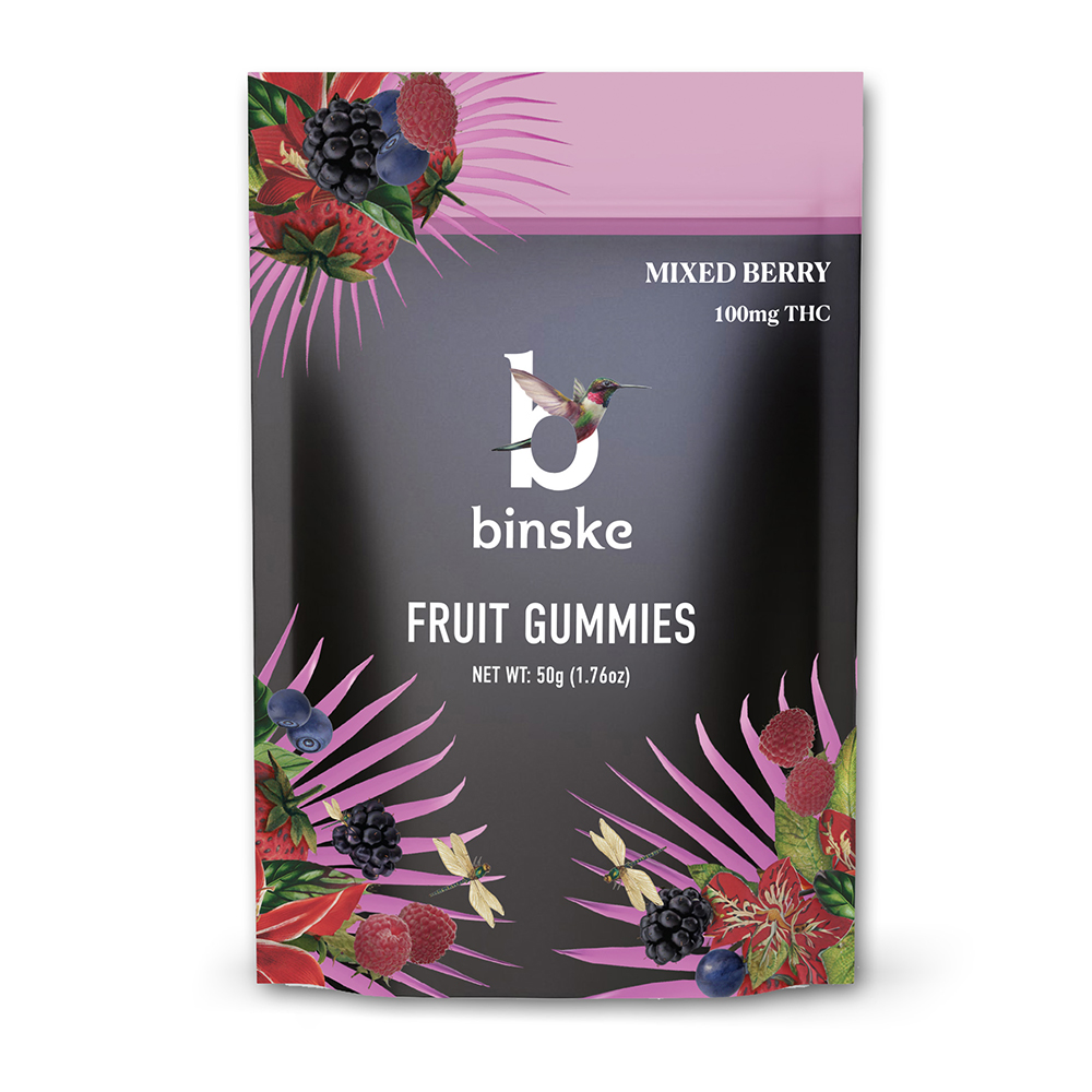 Mixed Berry Fruit Gummies (100mg)