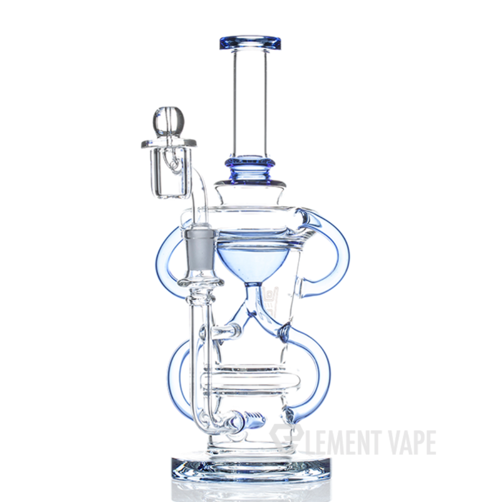 Straight Recycler Rig - Blue Straight Recycler Rig - Blue