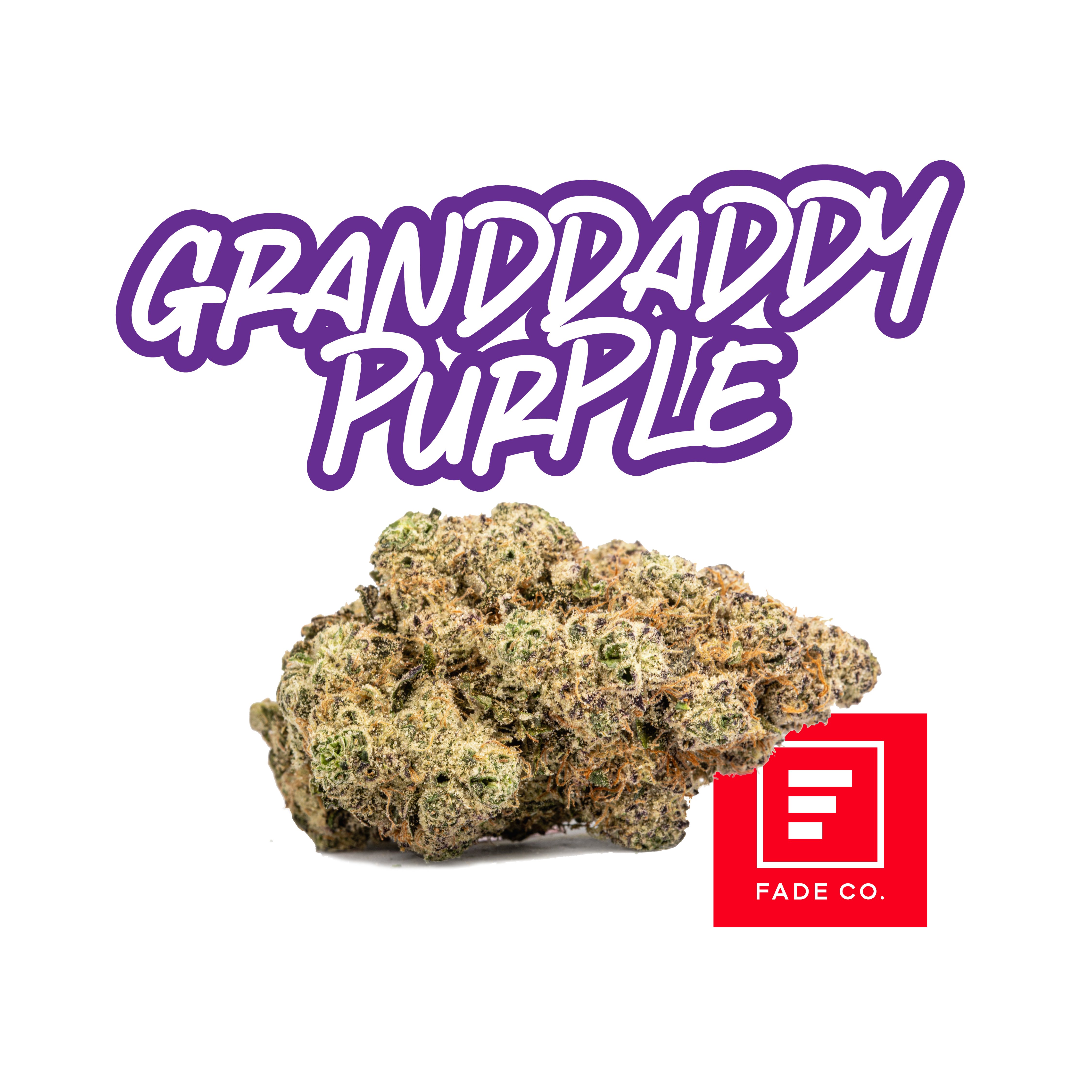 Granddaddy Purple - indica flower by Fade Co.