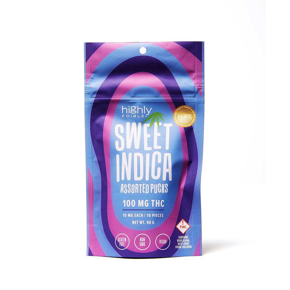 Assorted Sweet Indica Pucks [10pk] (100mg)