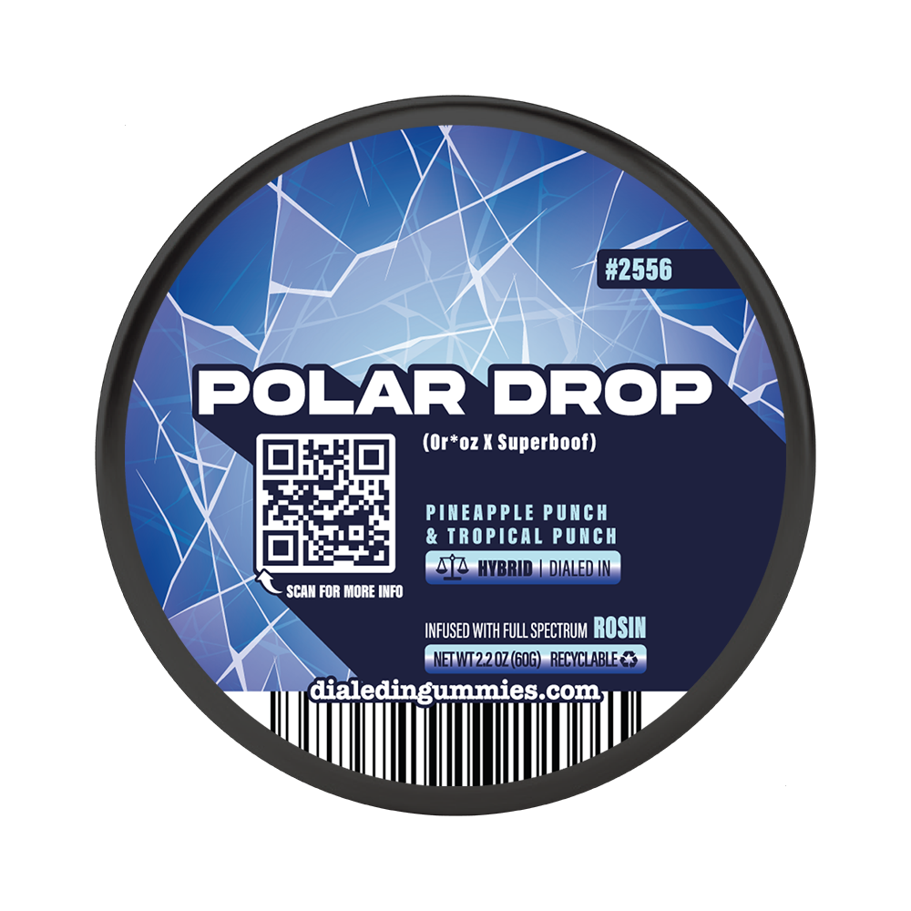 100mg - Polar Drop #2556 - Rosin Gummies (10pk)