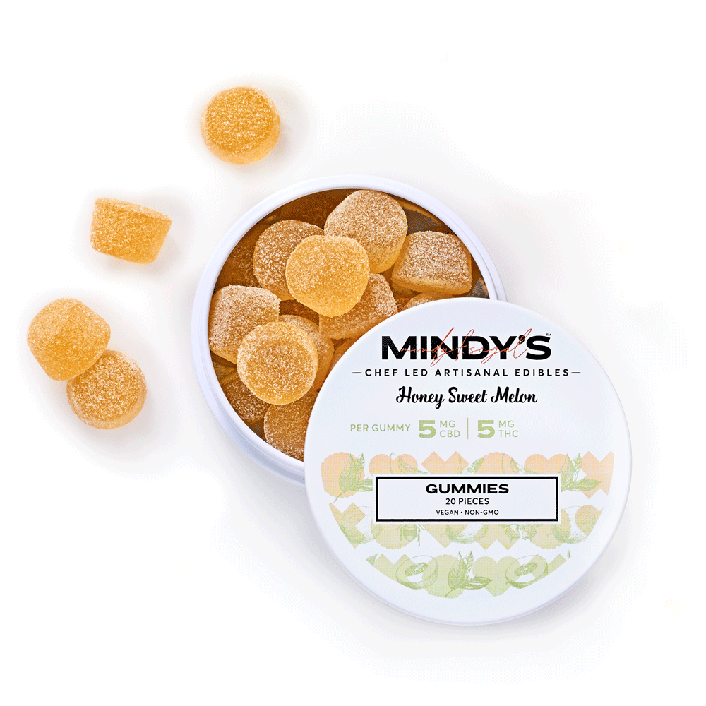 11 Honey Sweet Melon [20pk] (100mg CBD/100mg THC) Mindy's™ Gummies