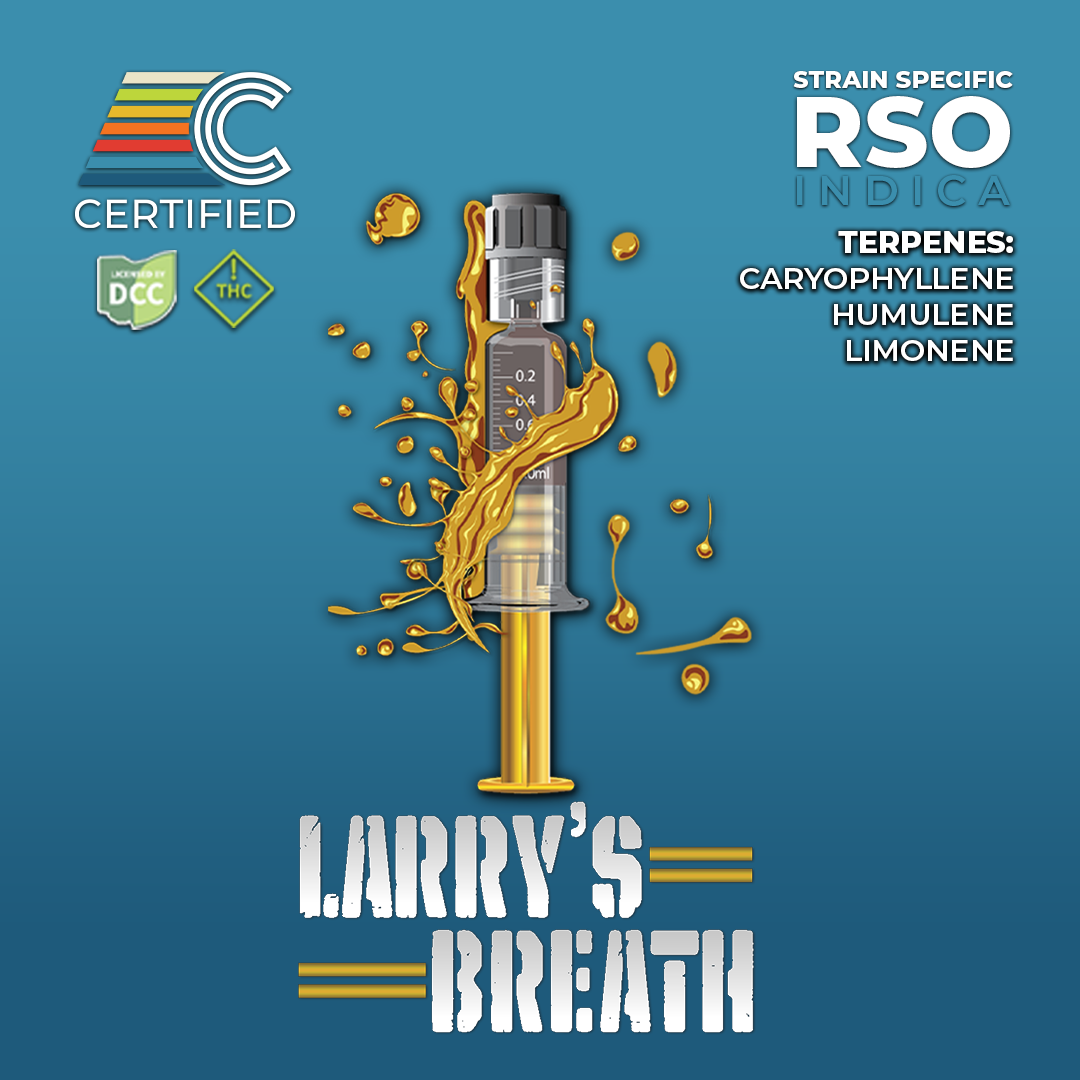 CULTIVATORS  LARRY'S BREATH  RSO  INDICA