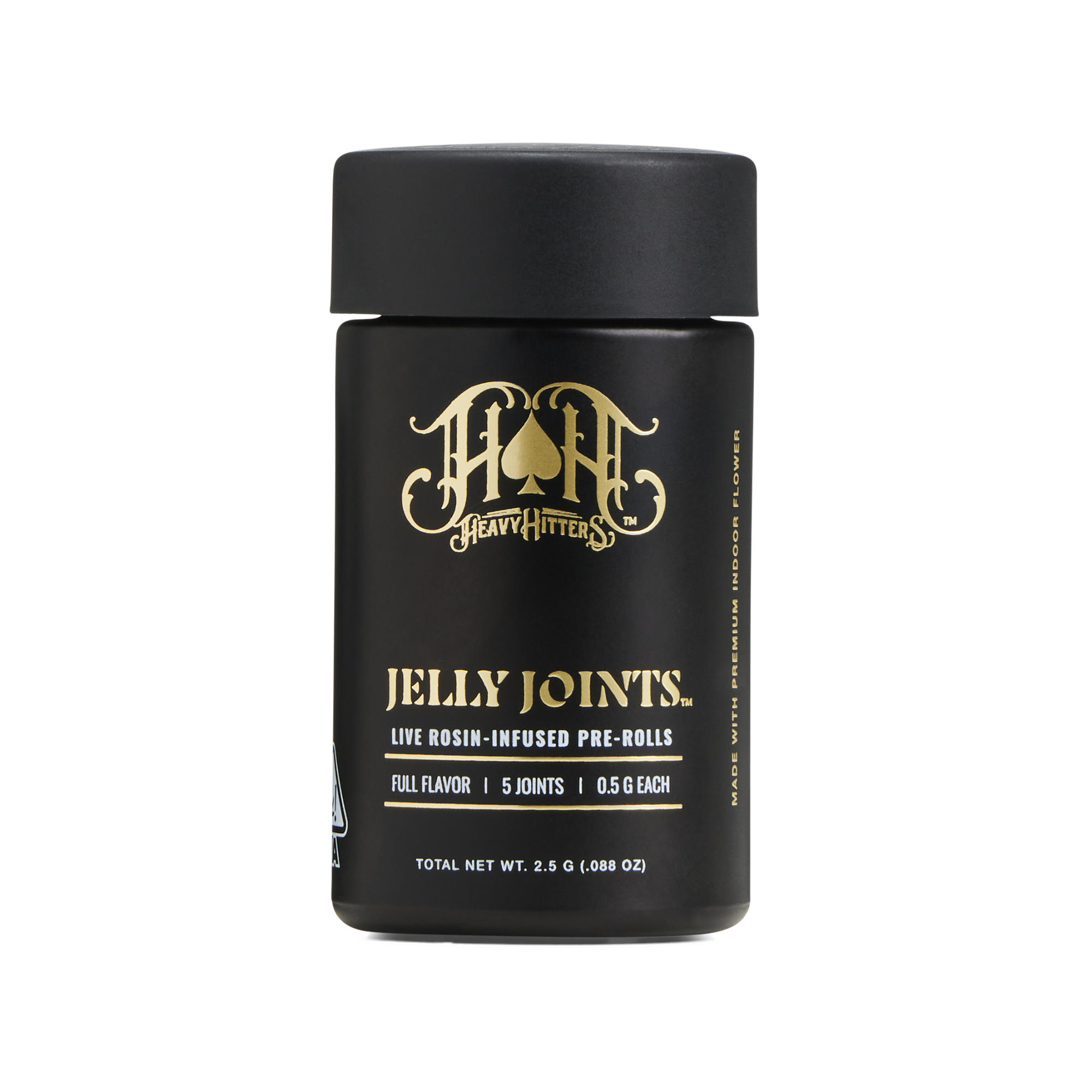 Ridgeline Farms: Platinum Lantz x Chemmy Jones | Hybrid - Jelly Rosin Infused 0.5g Preroll 5-pack