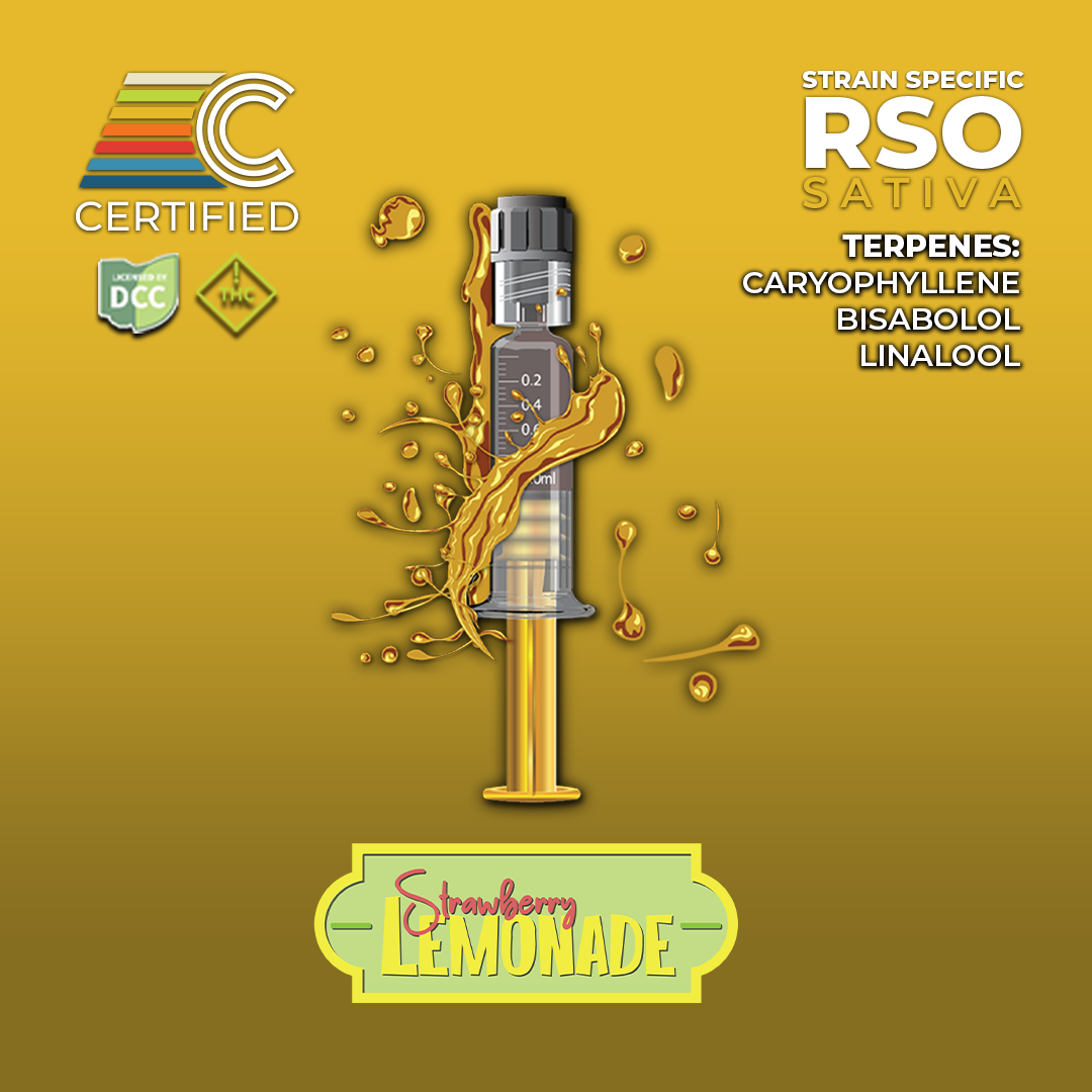 CERTIFIED CULTIVATORS  STRAWBERRY LEMONADE  RSO  SATIVA