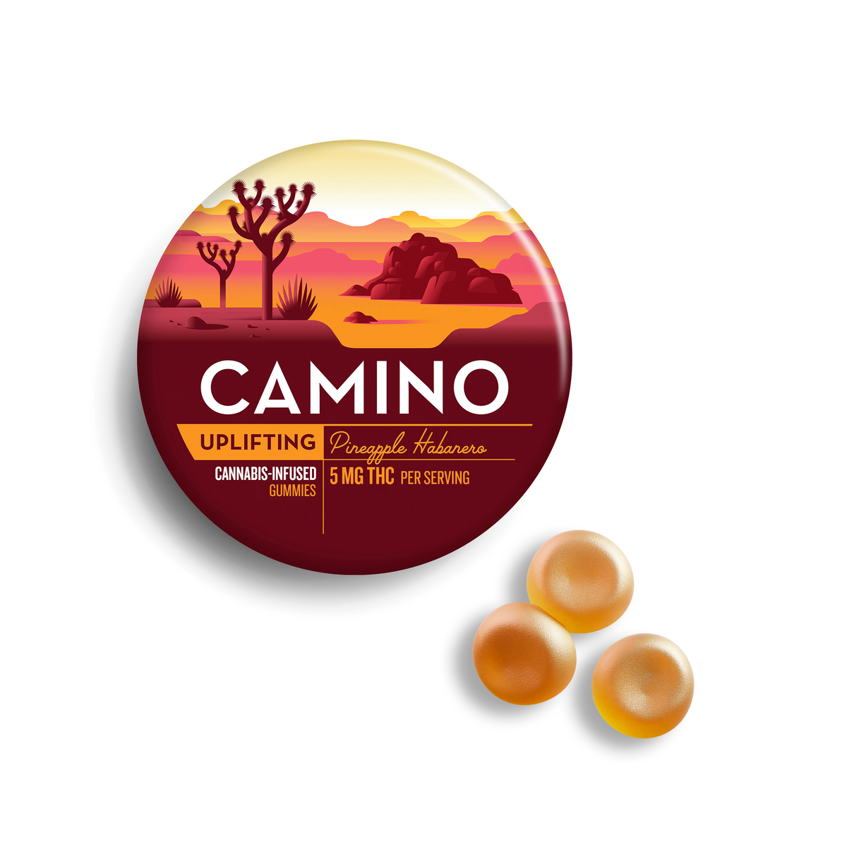 Camino Pineapple Habanero Gummies 94.6mg 00207 20pk