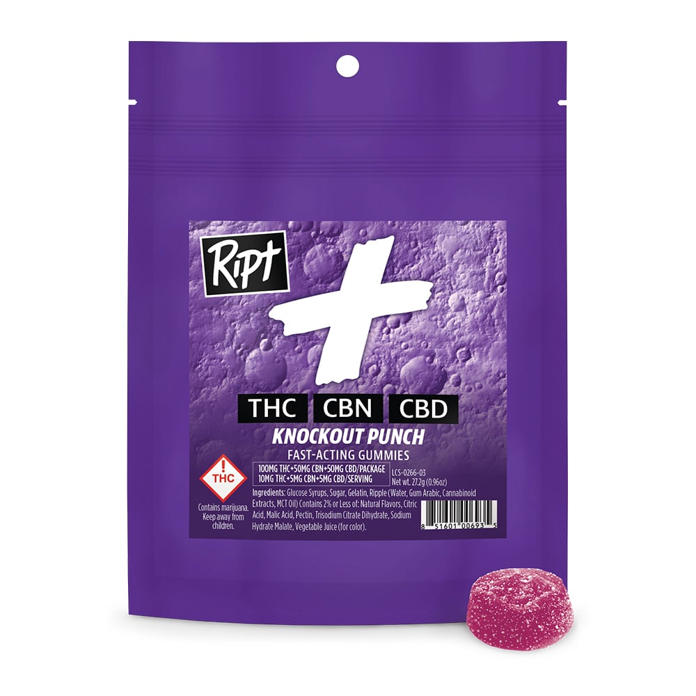 2:1:1 Sleep - Knockout Punch [10pk] (100mg THC/50mg CBN/50mg CBD)