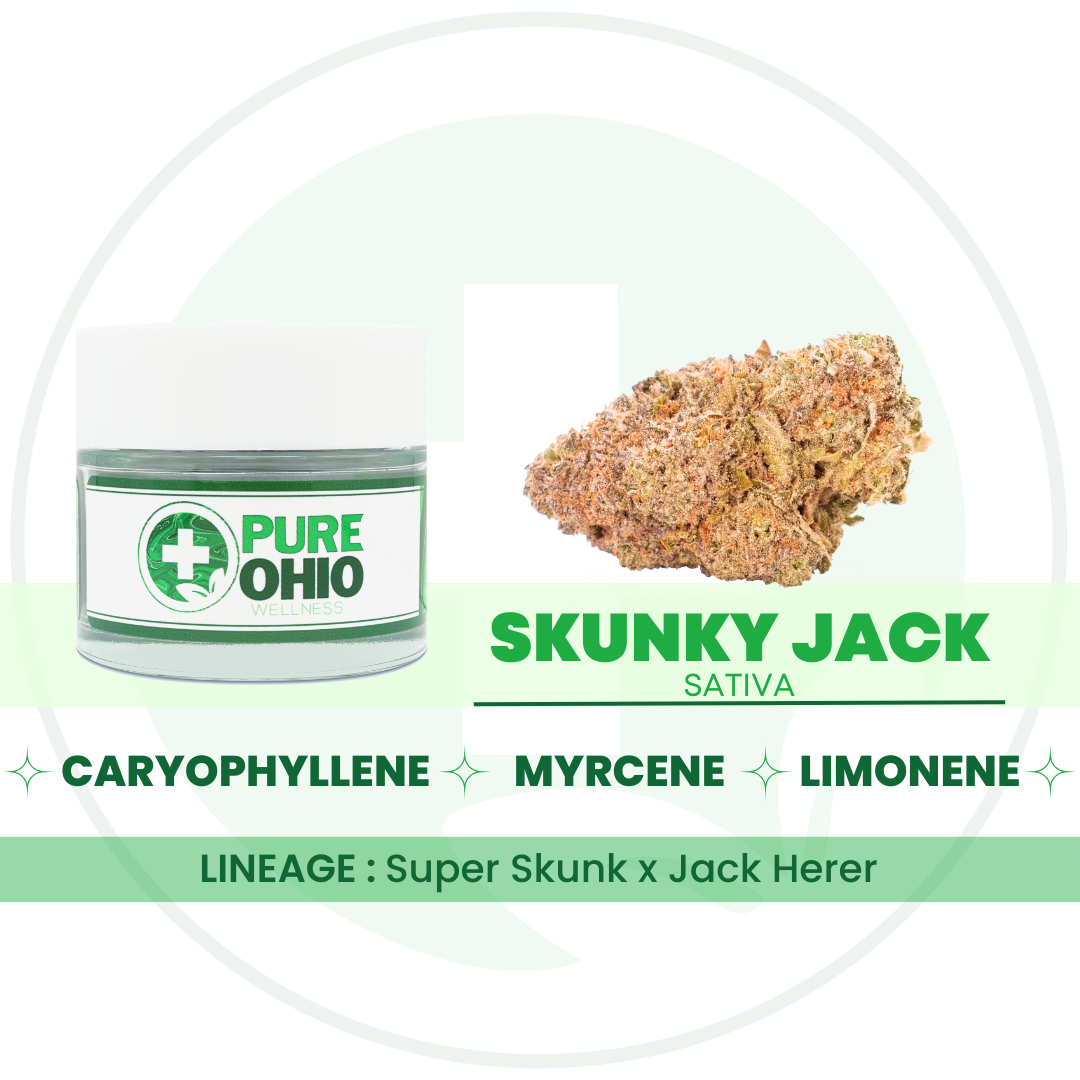 PURE OHIO WELLNESS - SKUNKY JACK - [2.83G] - SATIVA