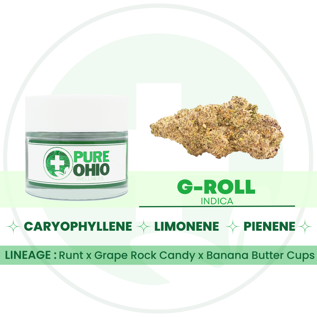 PURE OHIO WELLNESS - G ROLL - [2.83G] - INDICA