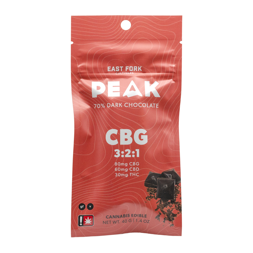 Dark Chocolate - CBG 3:2:1 (80mg CBG/60mg CBD/30mg THC)