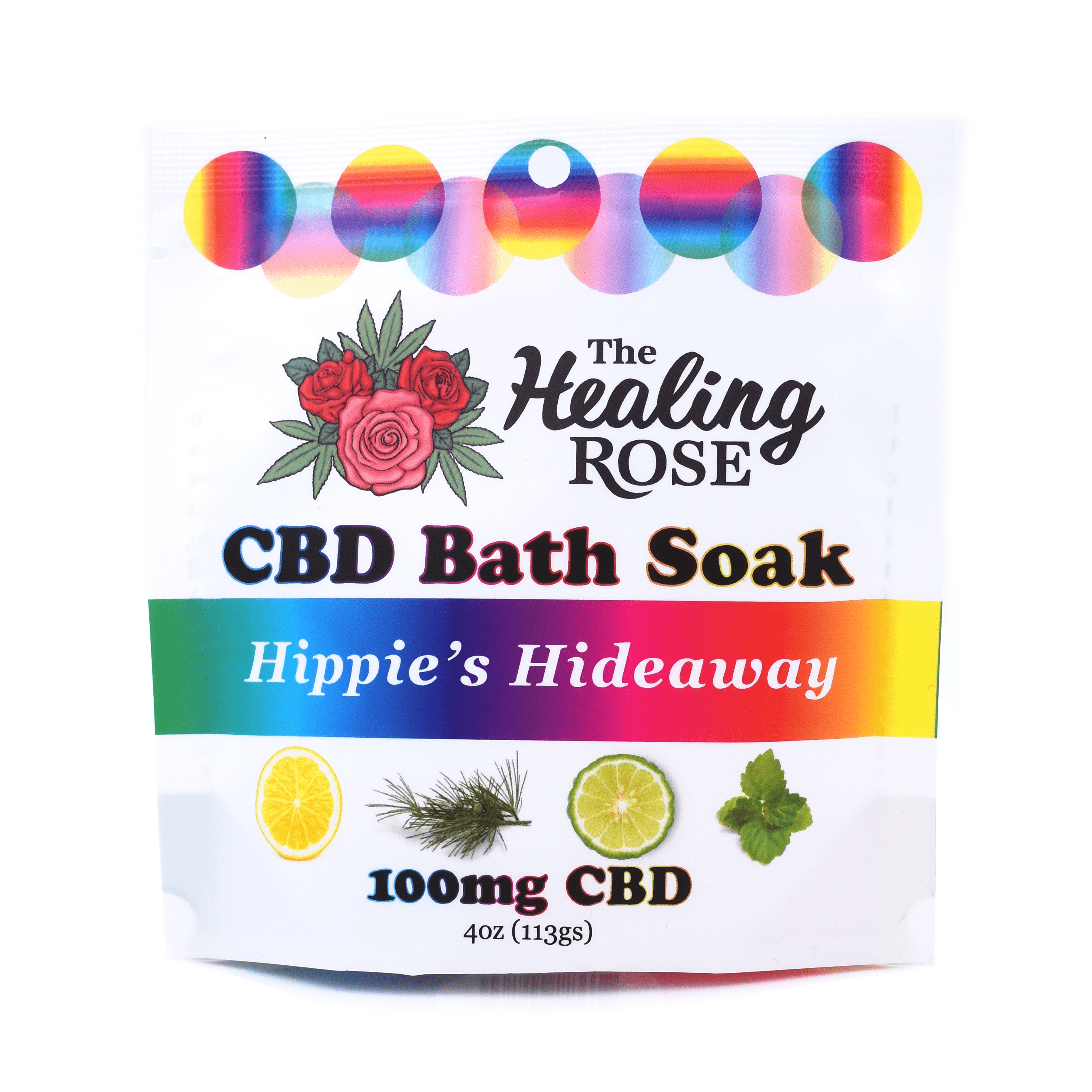 The Healing Rose - Hippie's Hideaway CBD Bath Soak 4oz