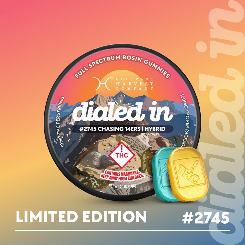 100mg - Chasing 14ers #2745 - Rosin Gummies