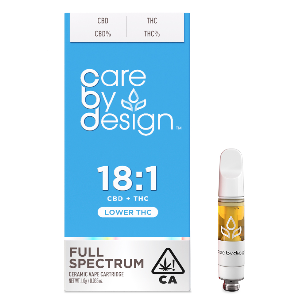 Care By Design | 18:1 Full Spectrum Vape Cartridge 1 Gram