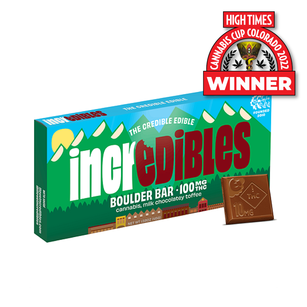 Boulder Bar (100mg) incredibles CO Handcrafted Chocolate Jane