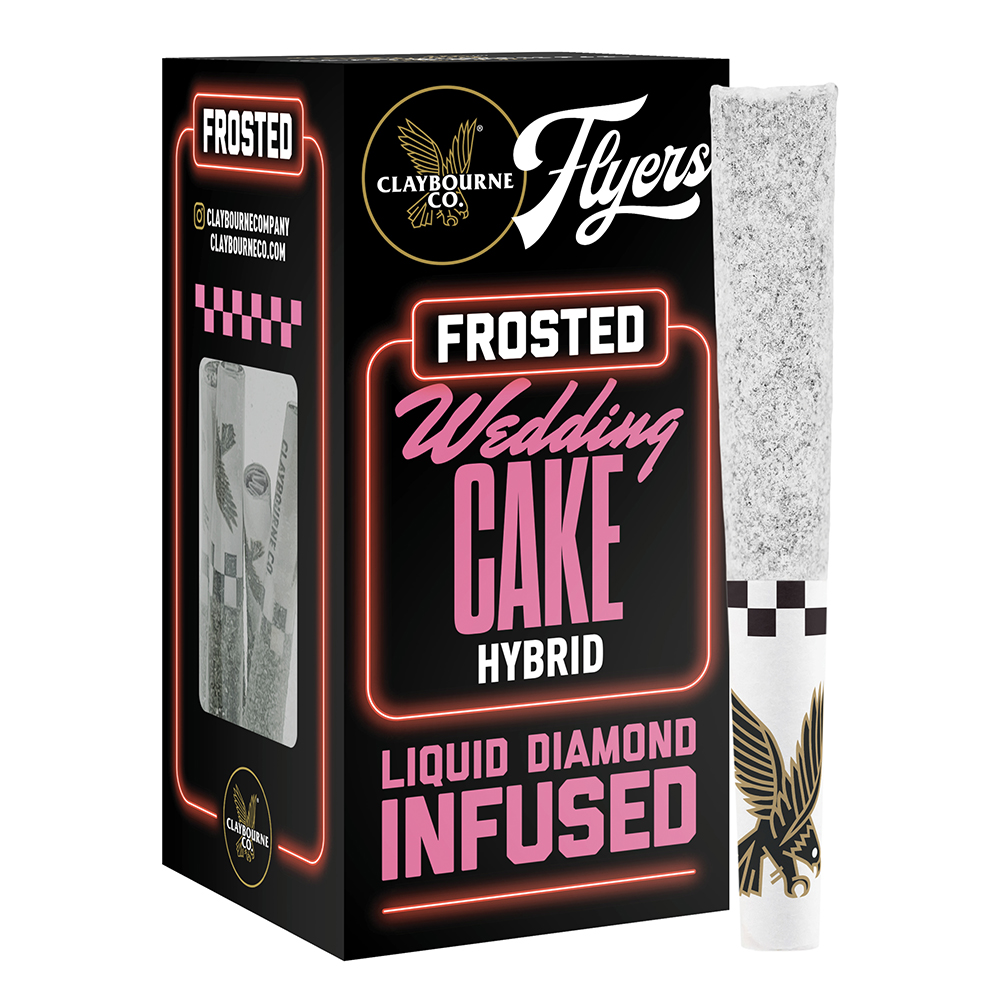 Wedding Cake (2.5g) - Diamond Frosted Flyers Pre-Rolls