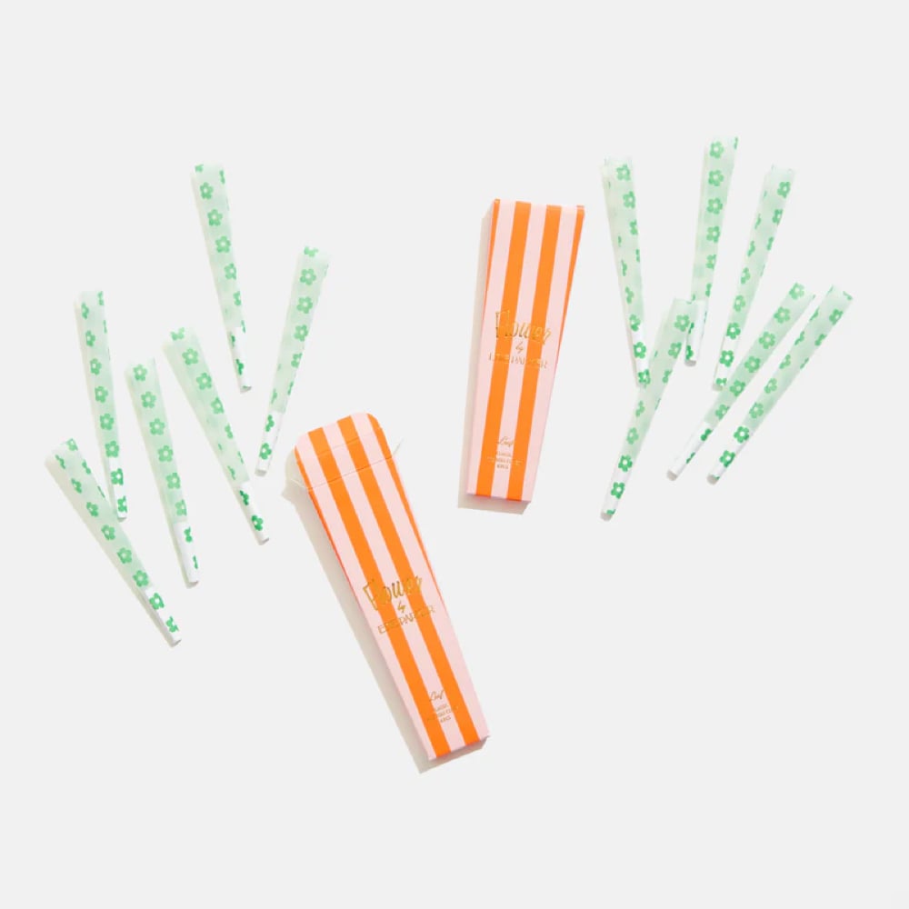Signature Flower Pre-Roll Cones in Leaf