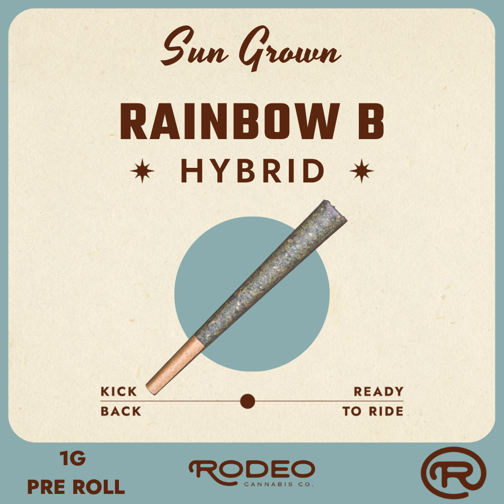 Rodeo Cannabis - Rainbow B (H) 1g Pre-Roll 1pk (1g) C0070000607
