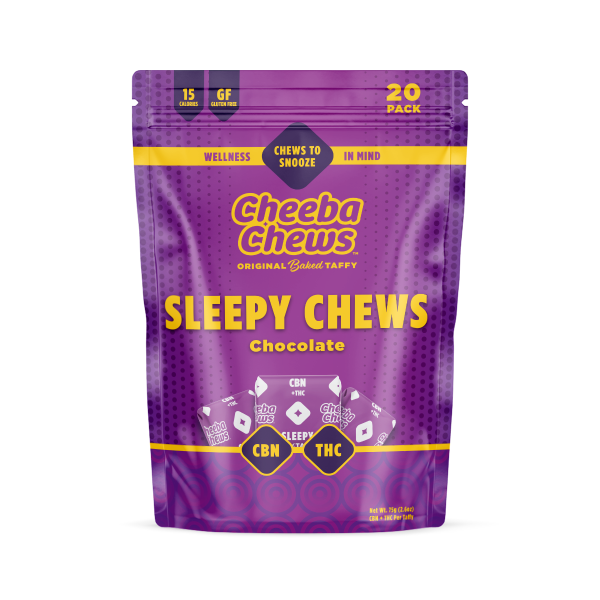 2:1 Sleepy Chews (100mg THC/50mg CBN)