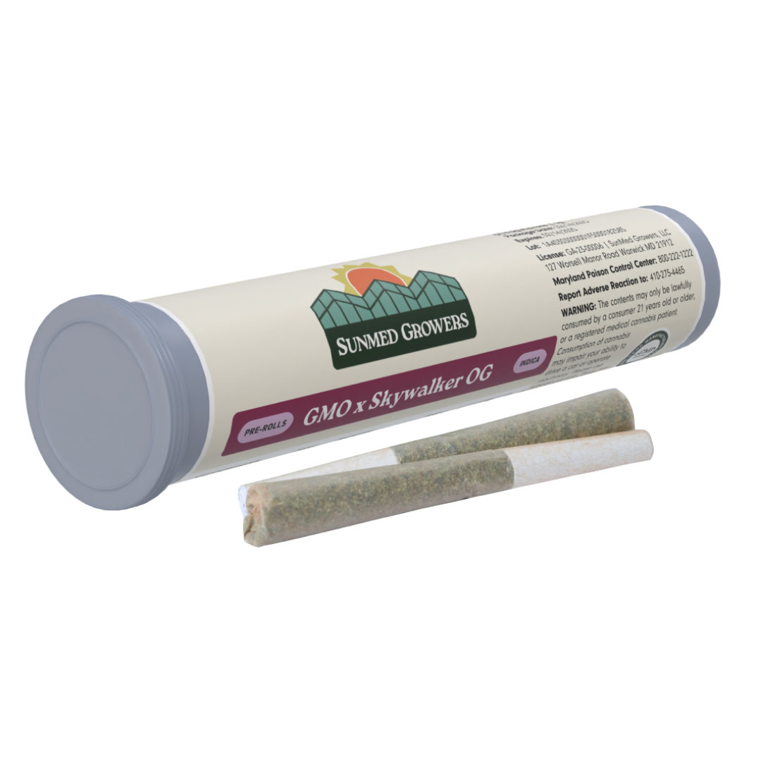 GMO x Sky OG Pre-Roll 0.5g 2-Pack GMO x Sky OG Pre-Roll 0.5g 2-Pack