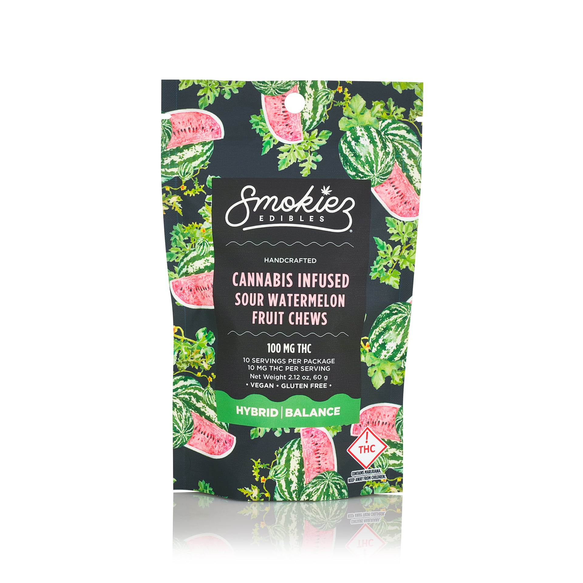 Sour Watermelon - Hybrid [10pk] (100mg)