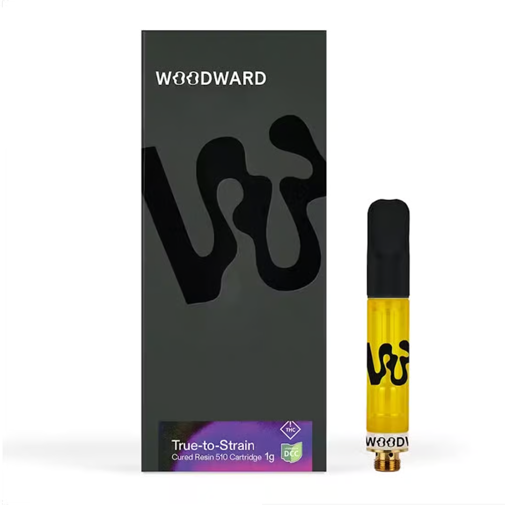 WOODWARD FINE CANNABIS  SUPER KUSH  CURED RESIN CART  HYBRID