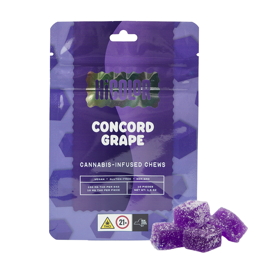Concord Grape [10pk] (100mg) HiCOLOR - New-york, Henrietta | RISE