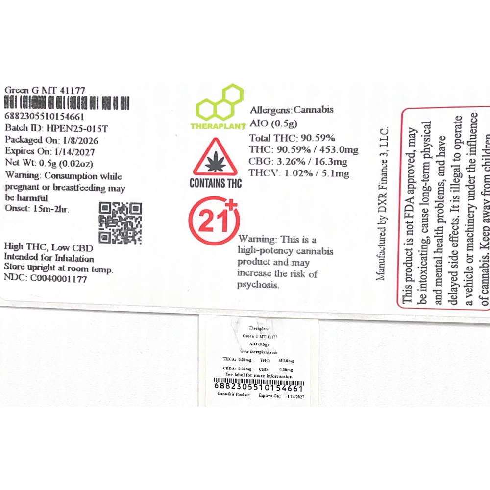 theraplant disposable vape review Shop Green G MT 41177