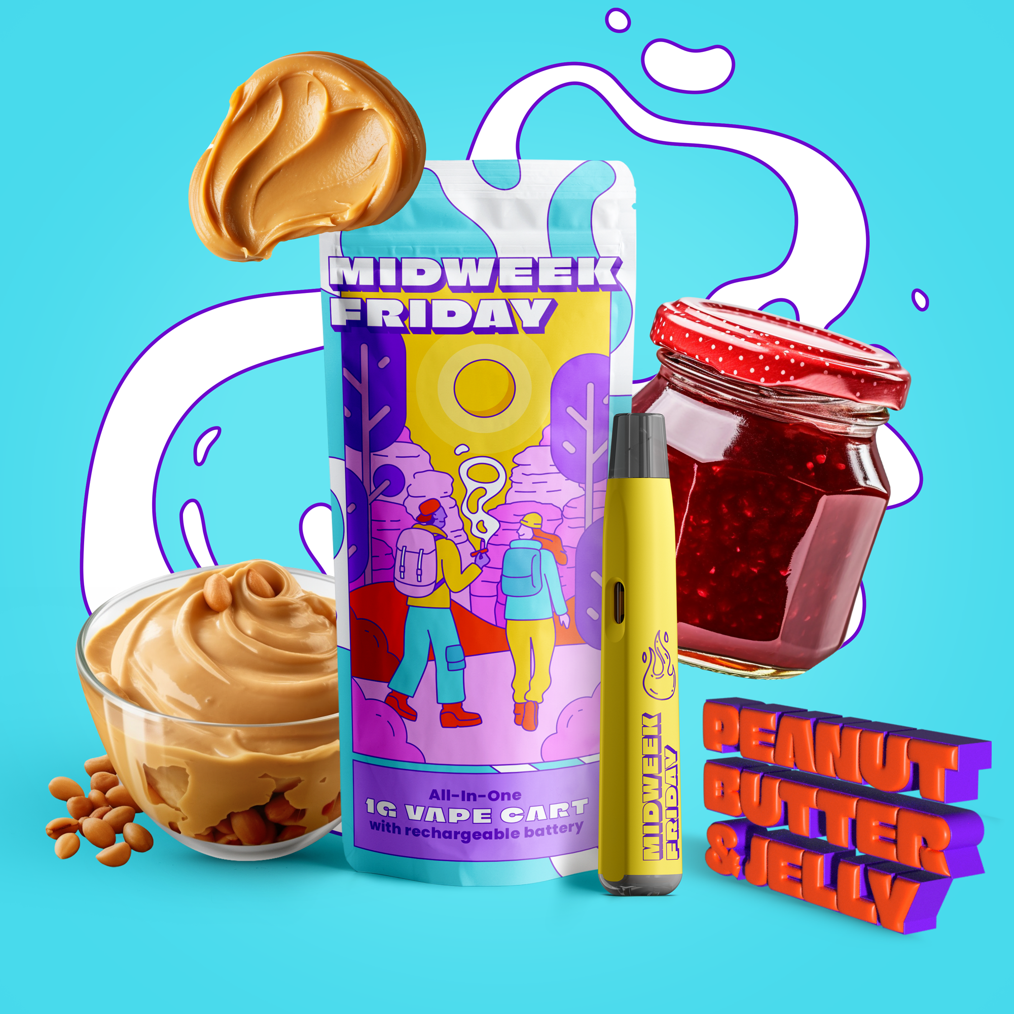 Peanut Butter and Jelly [1000mg]