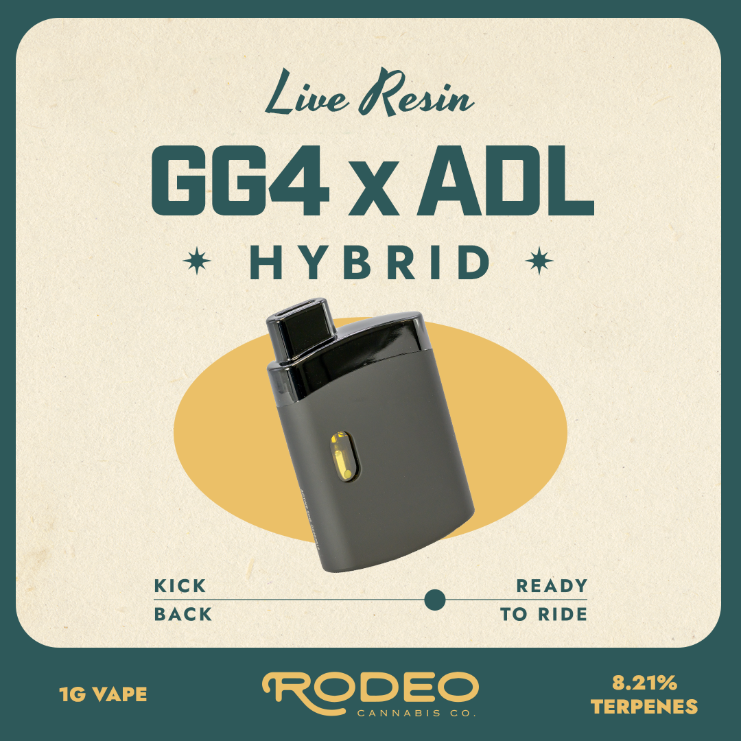 RC GG4 x ADL Live Resin 77.85% I 00198 Disposable 1g