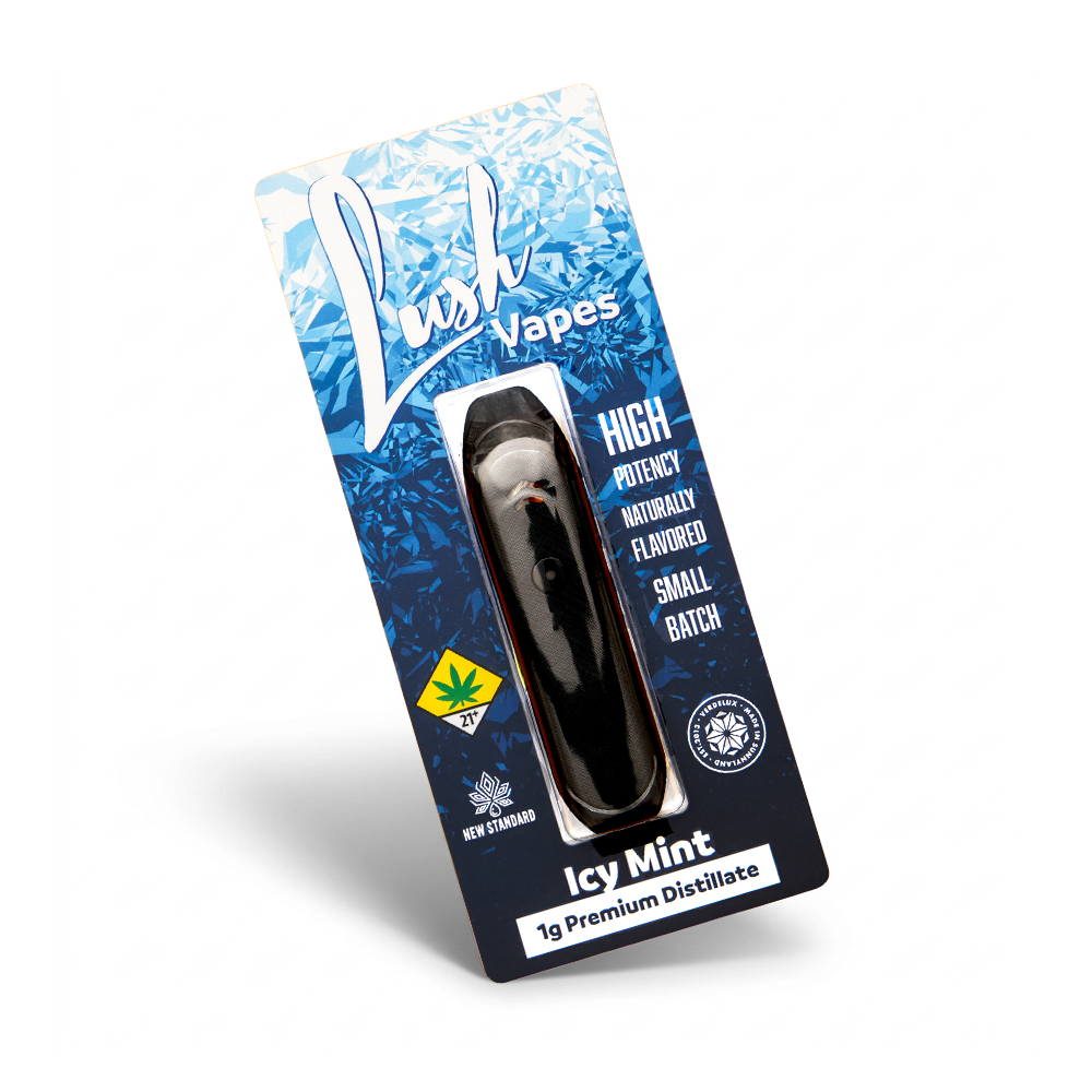 Vape Pen Lush Icy Mint Disposable (1000mg) By Verdelux & New Standards Lab