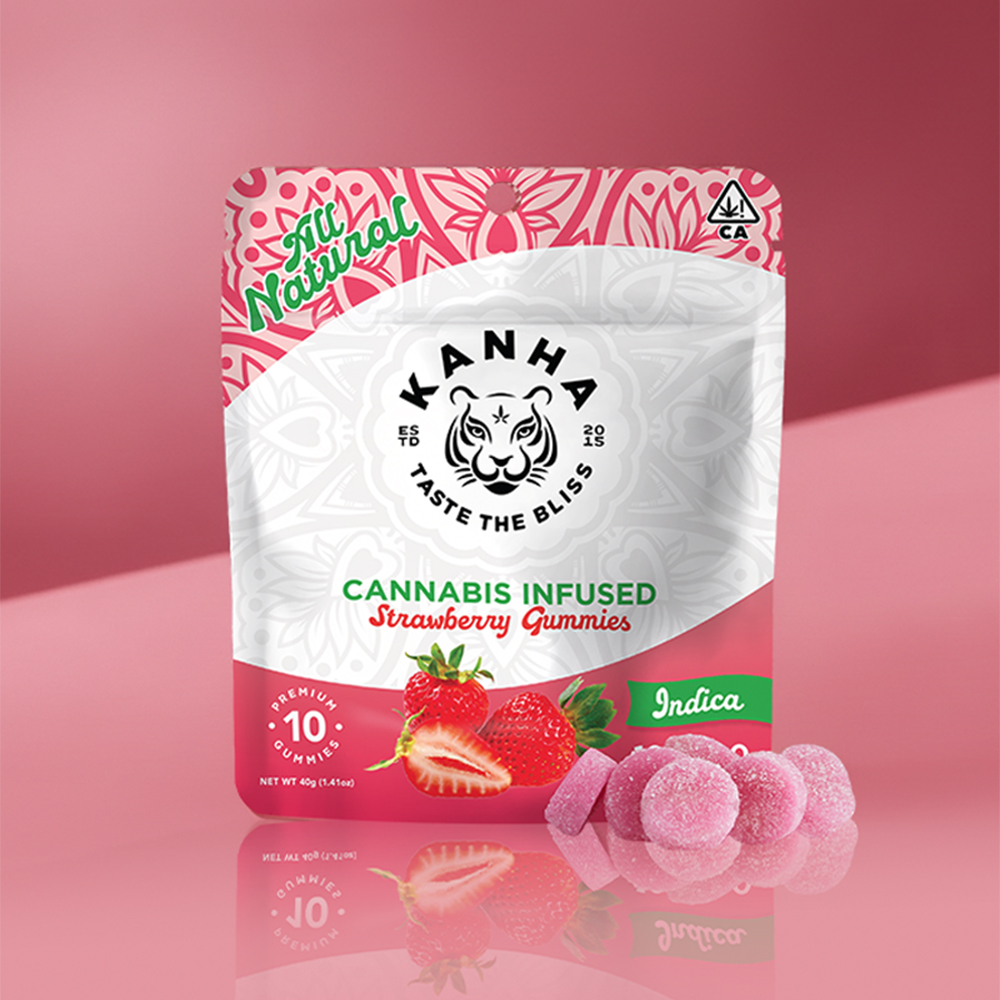 Strawberry - Indica [10pk] (100mg)